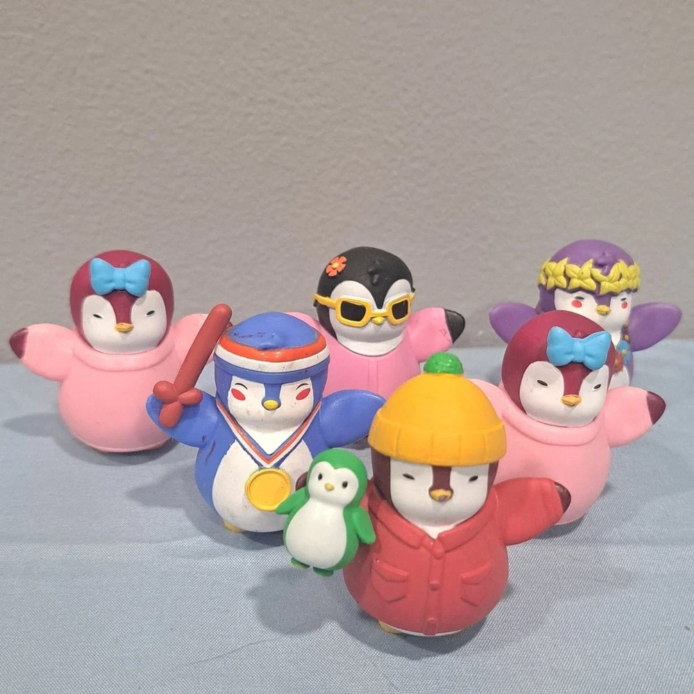 Pudgy Penguins Mini Collectible Toys Lot of 6 Action Figures